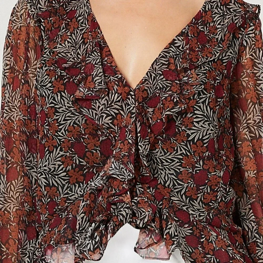 💕STEVIE MAY💕 Patience Top Kimono Garden
